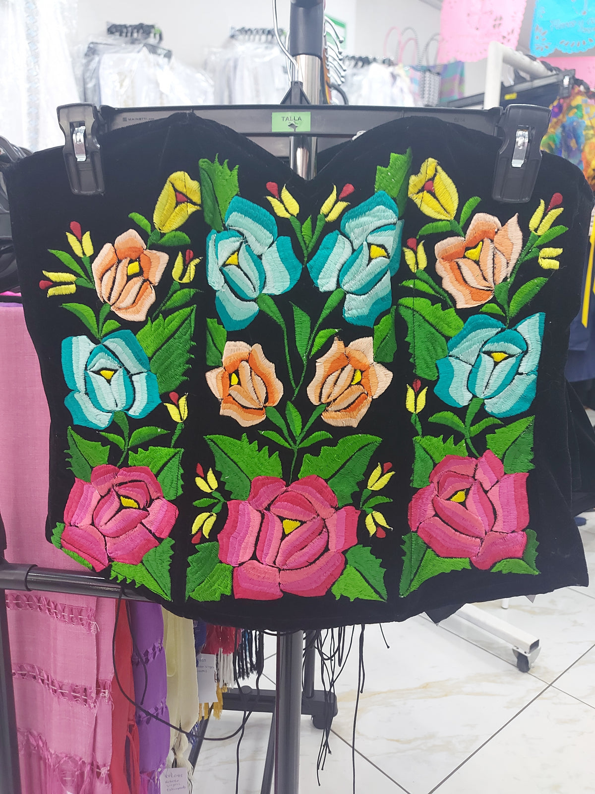 Corset istmo terciopelo 12