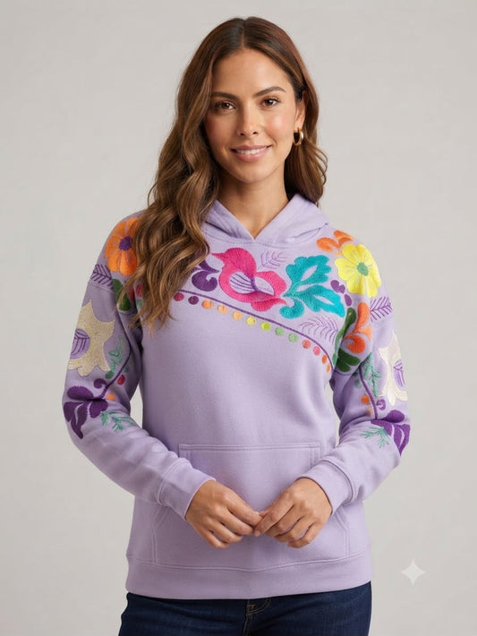 Sudadera Tuxtepec Bordada a Mano