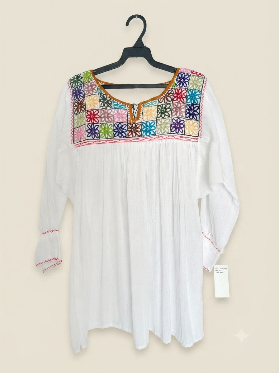 Blusa Chiapas Flores