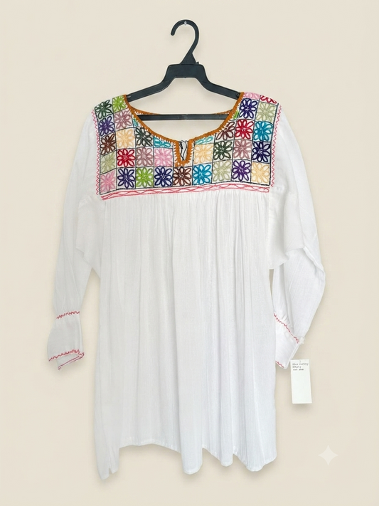 Blusa Chiapas Flores