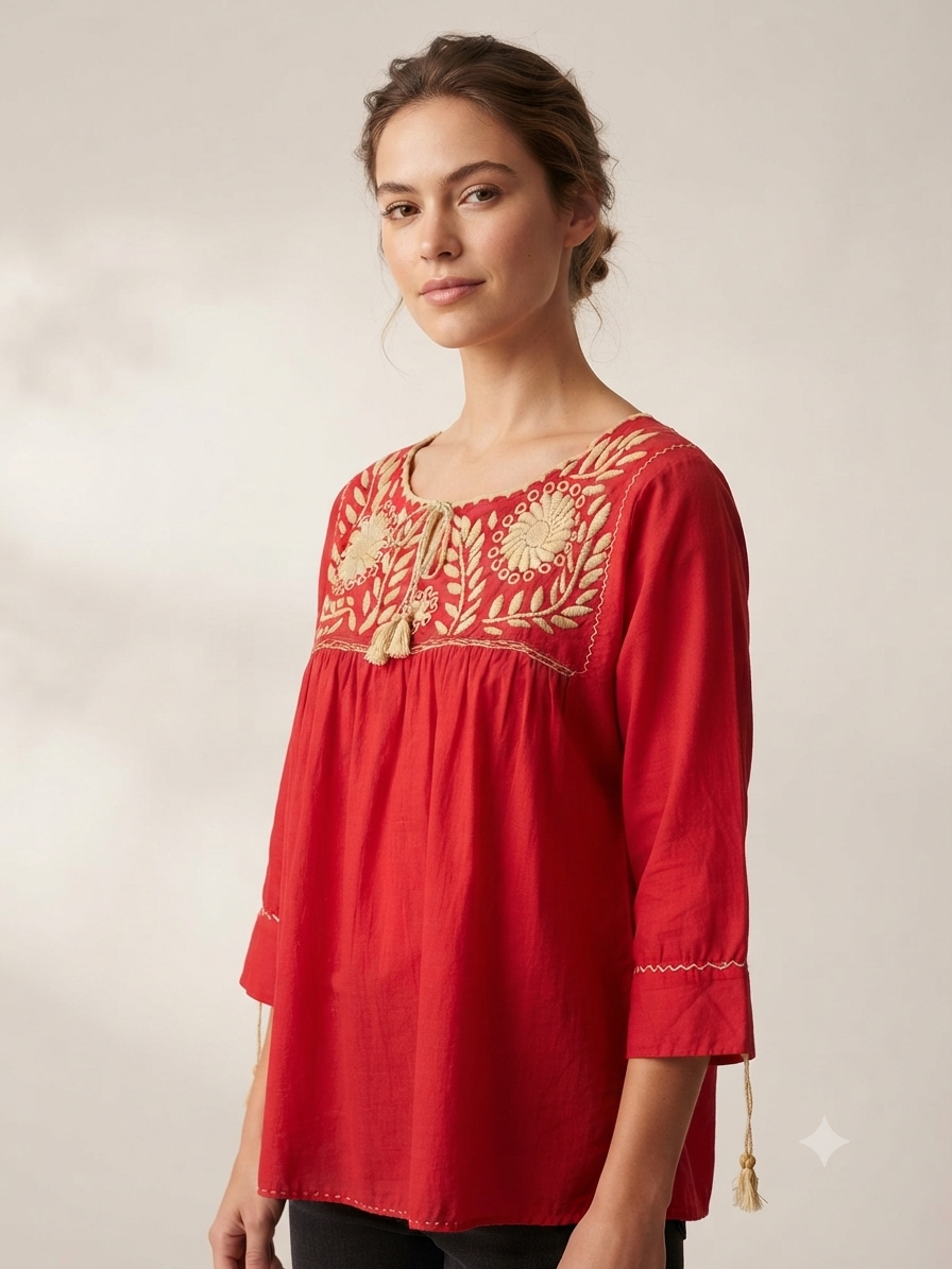 Blusa Chiapas Rococo