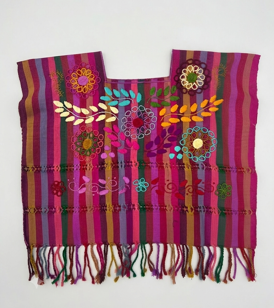 Huipil Telar Rococo-Chiapas