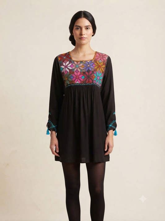 Blusa Chiapas Punto Cruz