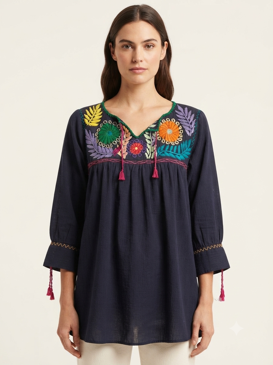 Blusa Chiapas Rococo