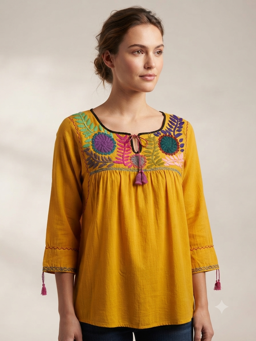 Blusa Chiapas Rococo