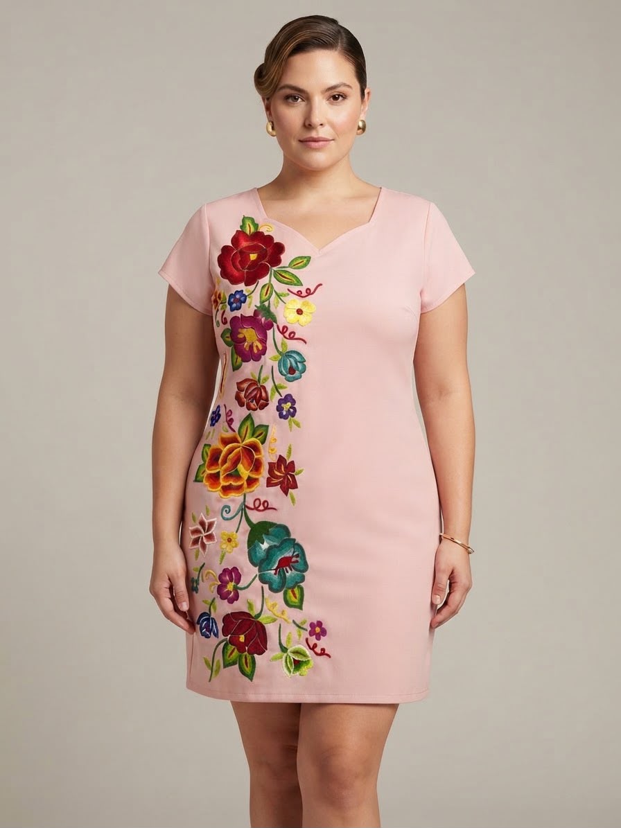 Vestido Istmo milenial melón