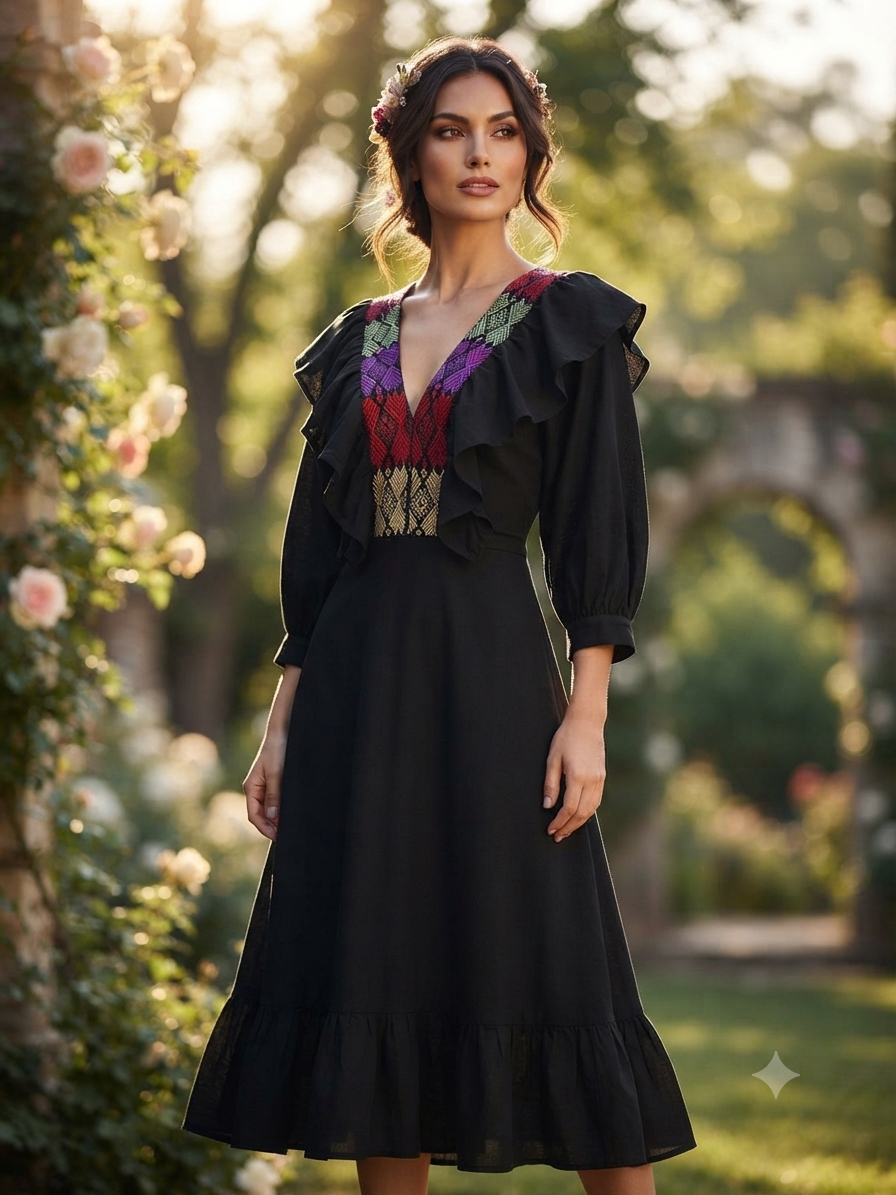Vestido Chiapas Gala Básico 12