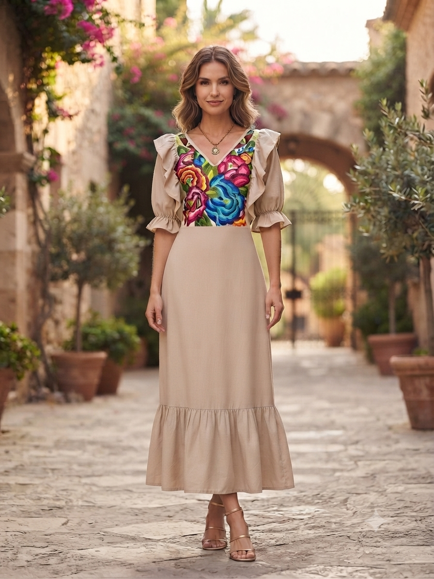 Vestido Chiapas Gala Básico 23