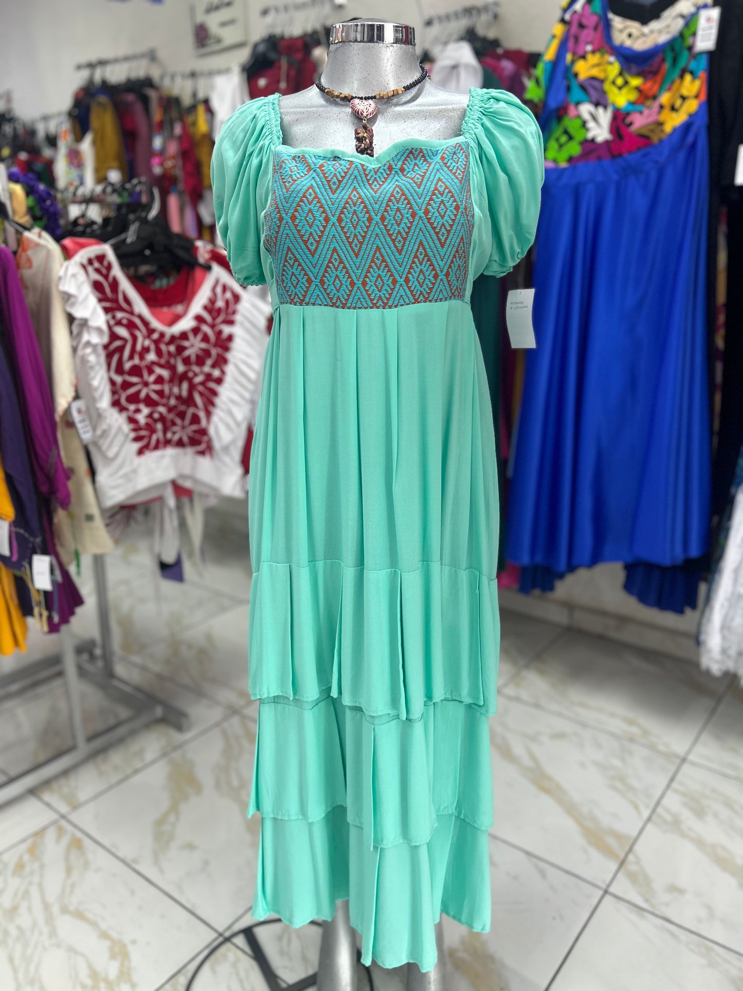 Vestido Chiapas Gala Básico 17