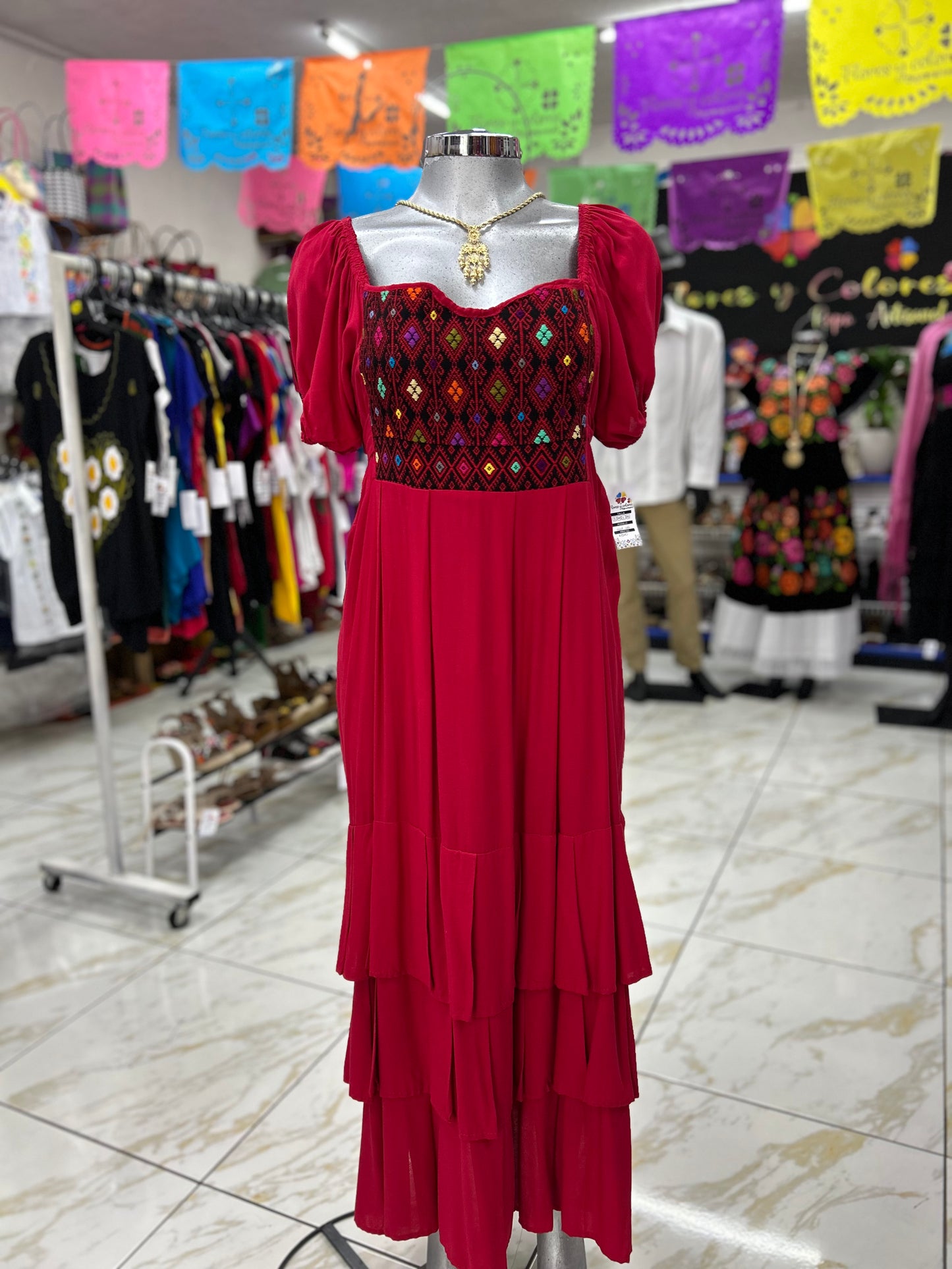 Vestido Chiapas Gala Básico 05