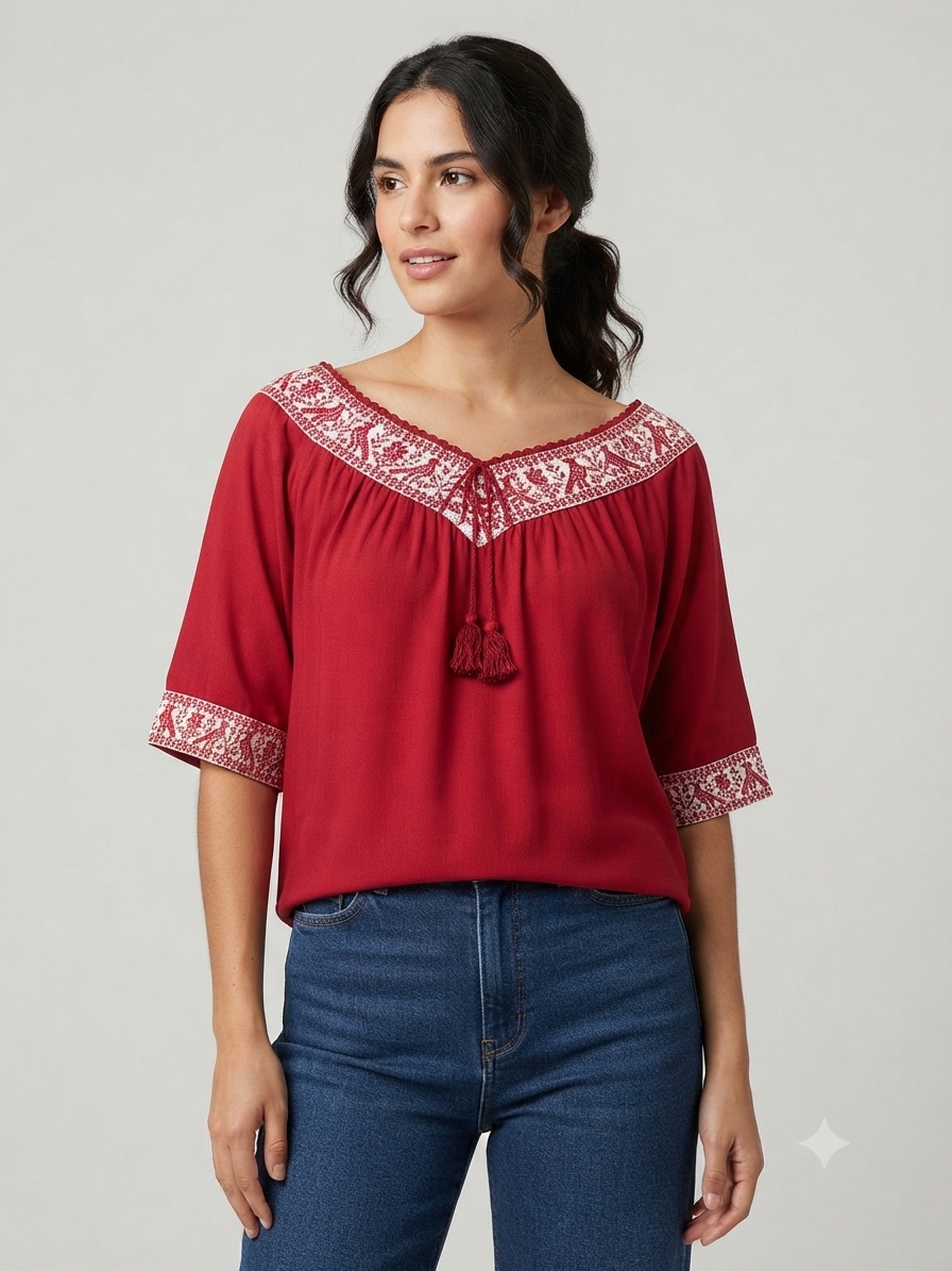 Blusa V Pahuatlan Puebla
