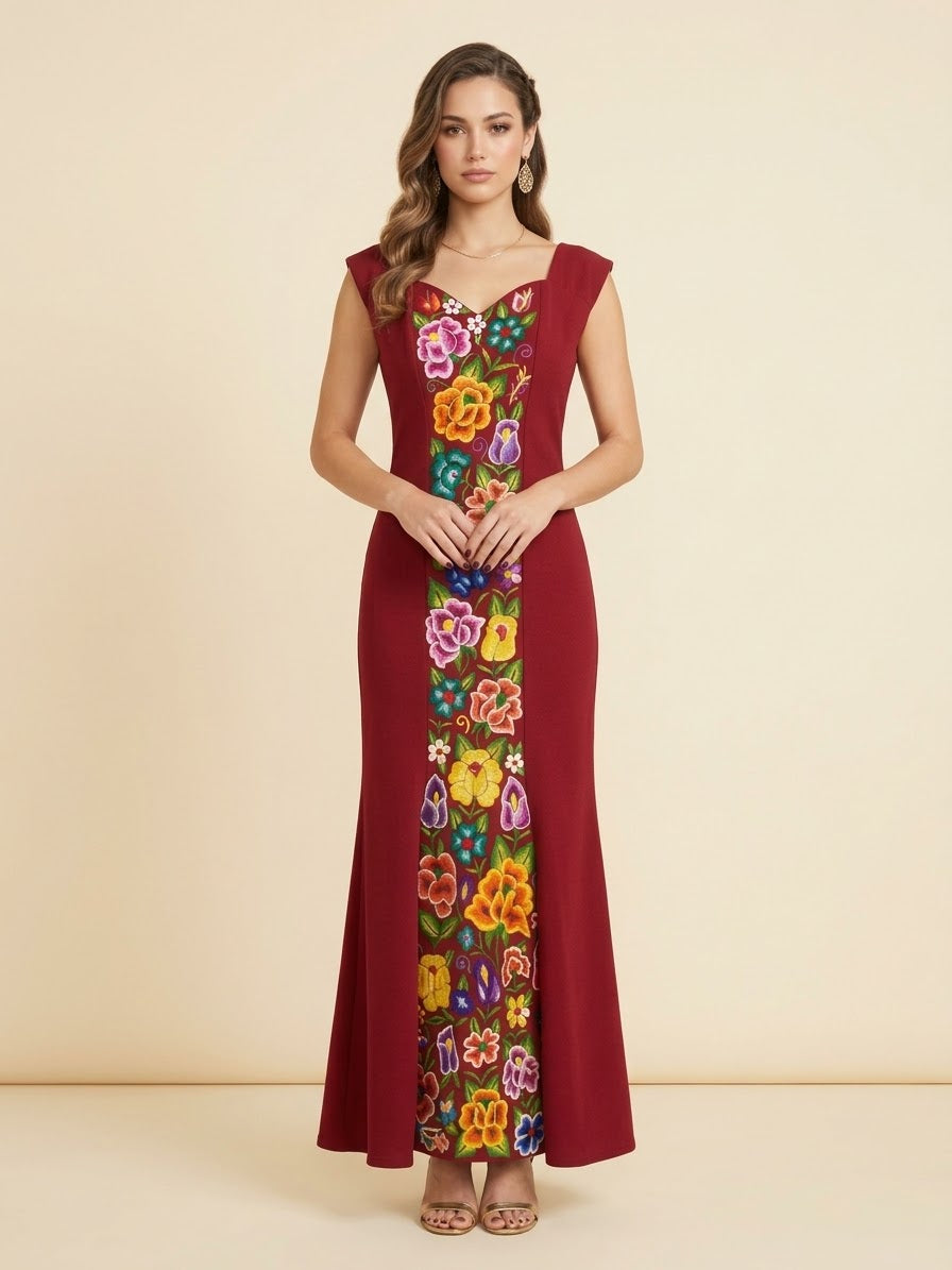 Vestido Istmo Gala Flores