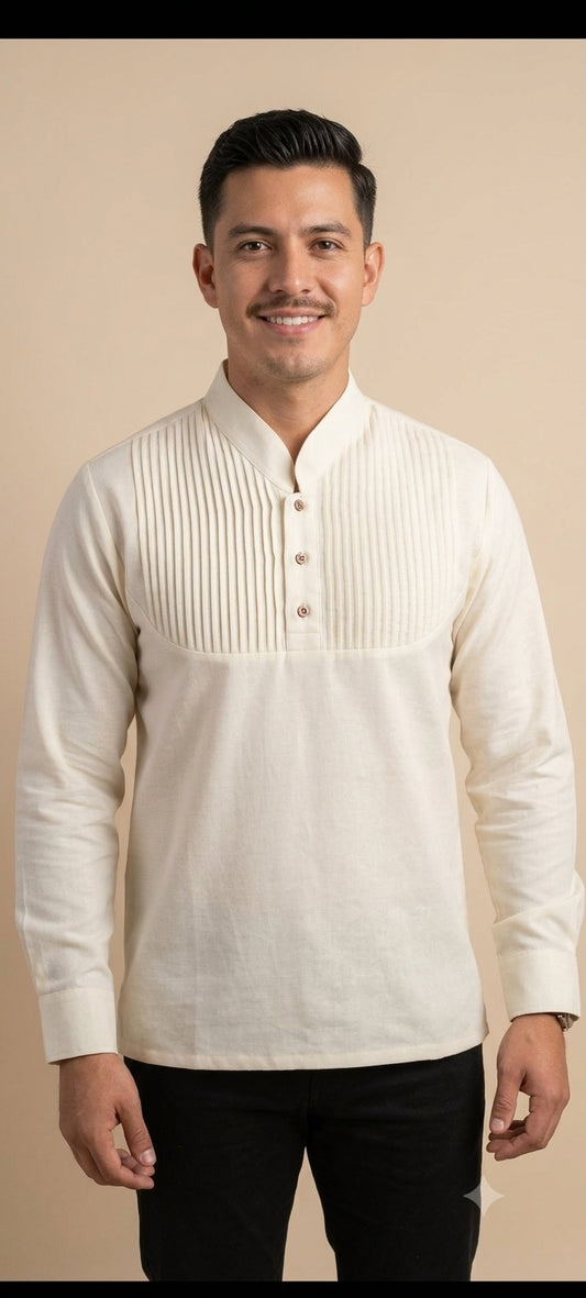Guayabera Blanco Hueso