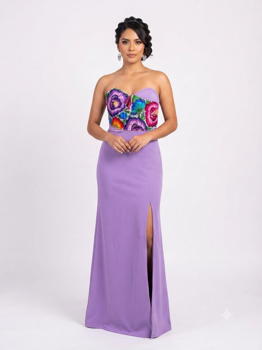 Vestido Chiapas Gala Premium 10