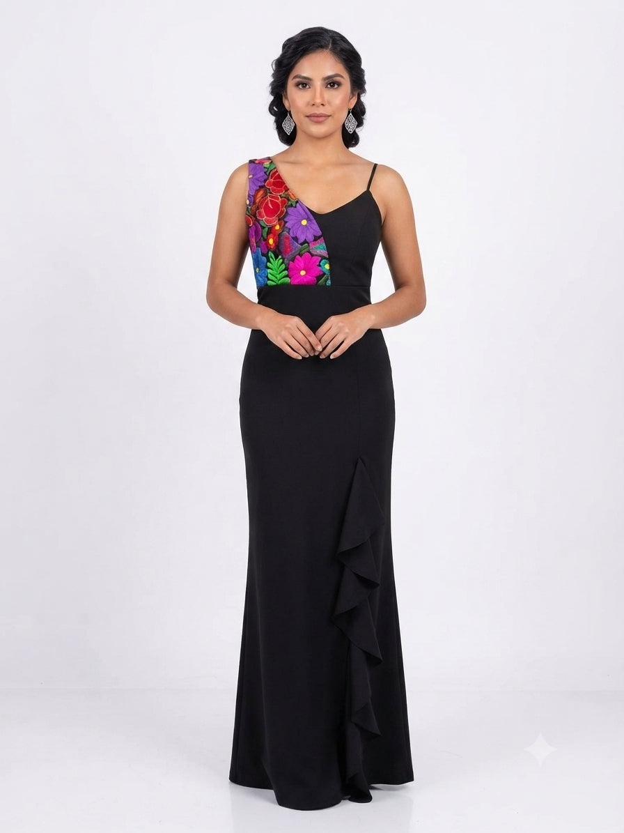 Vestido Chiapas Gala Premium 12