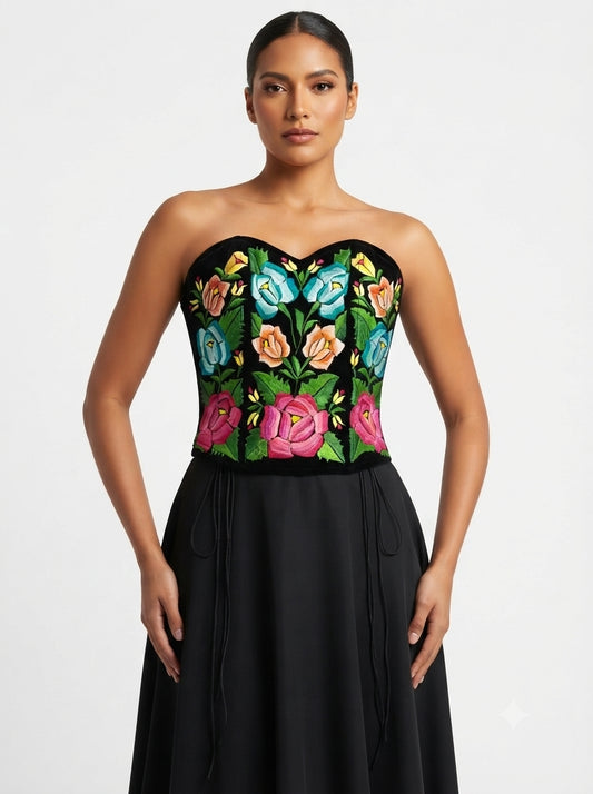 Corset istmo terciopelo 12
