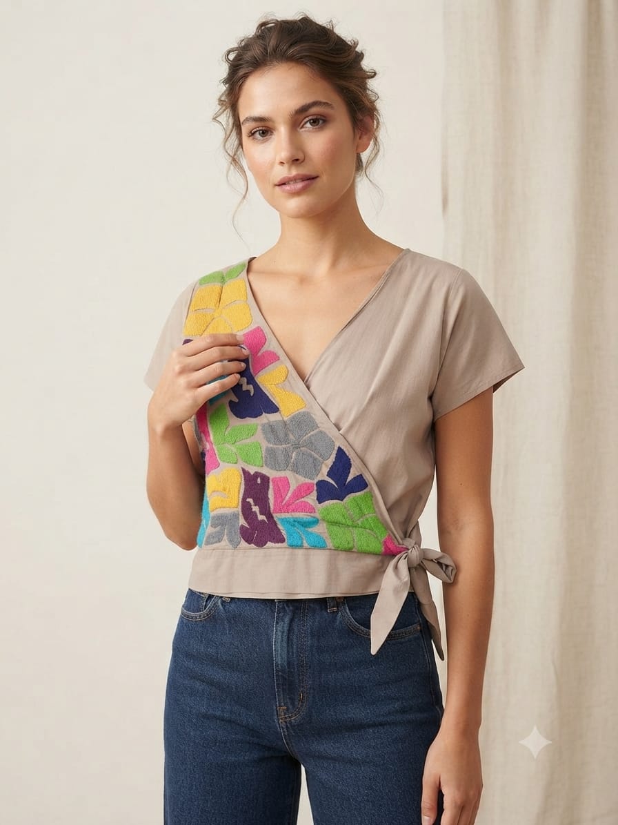 Blusa Tuxtepec Cruzada