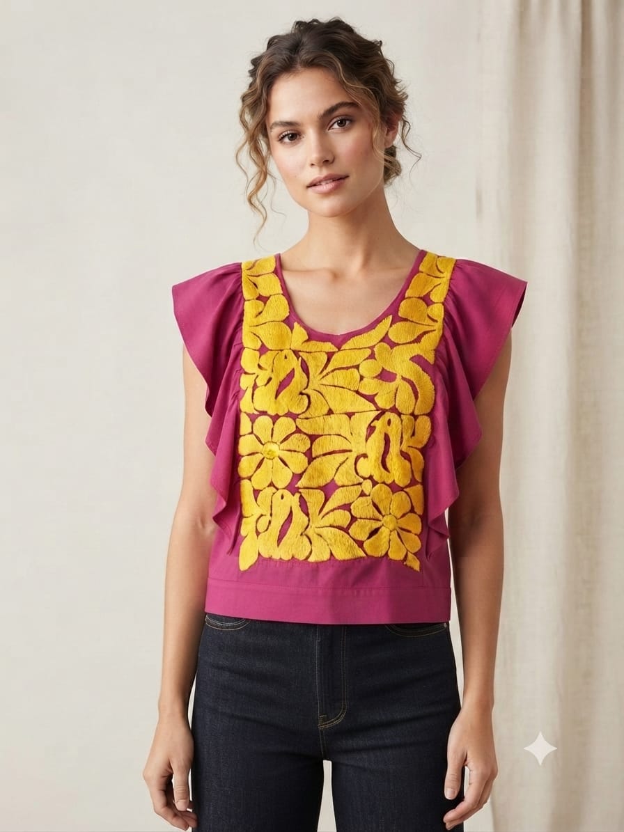 Blusa Tuxtepec Olan
