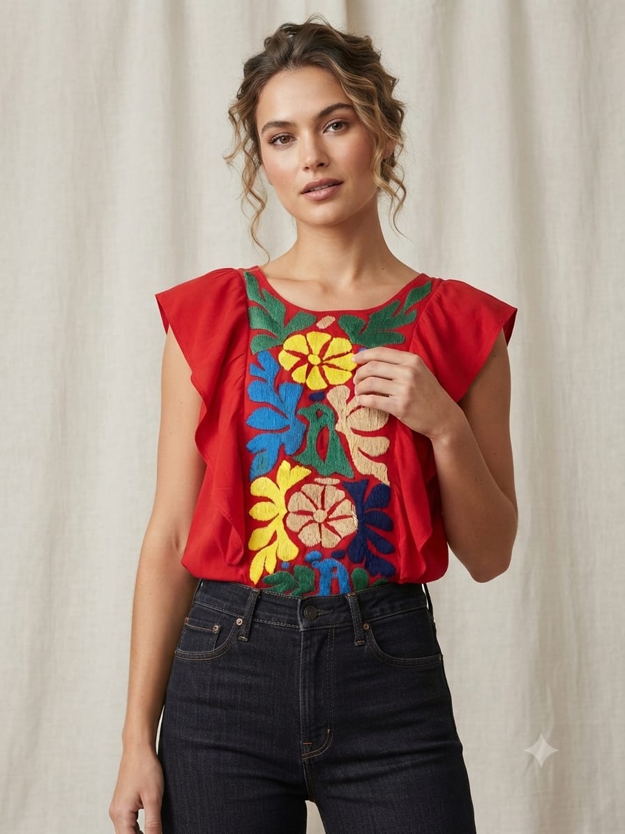 Blusa Tuxtepec Olan