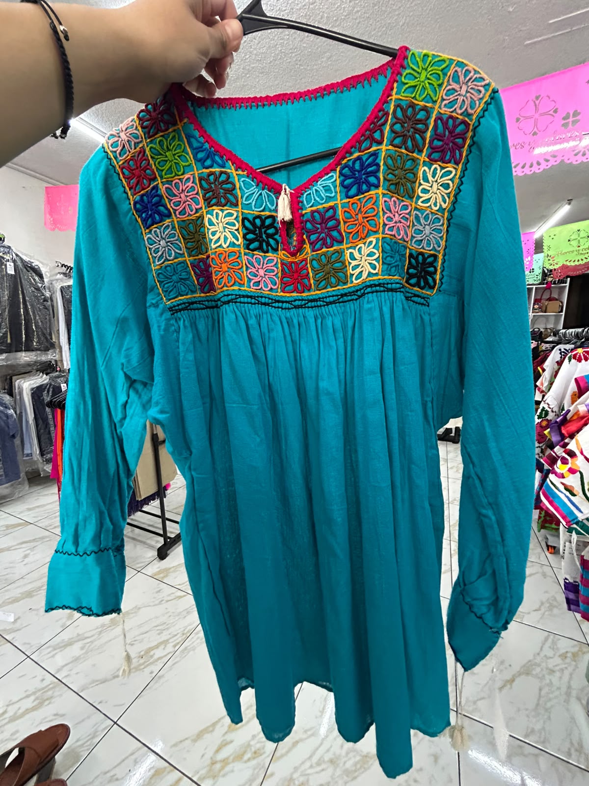 Blusa Chiapas Flores